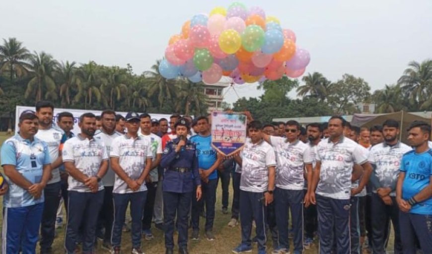 গোপালগঞ্জে  শুরু হয়েছে এসপি কাপ ভলিবল টুর্নামেন্ট।