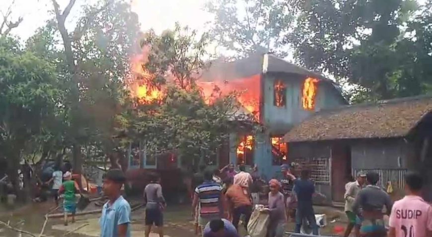 গোপালগঞ্জে আগুনে পুড়ে নারী নিহত