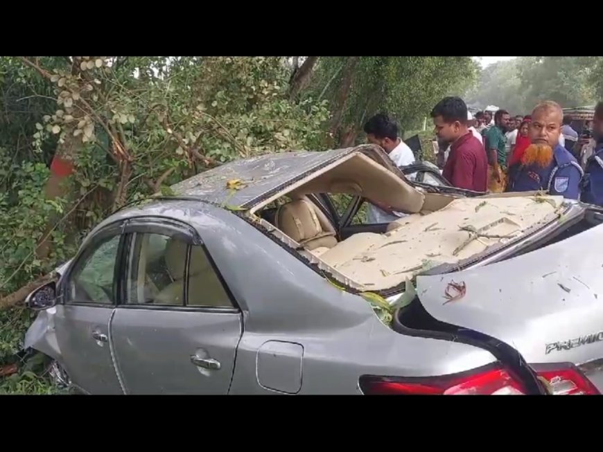 গোপালগঞ্জে সড়ক দুর্ঘটনায় নিহত এক; আহত তিন